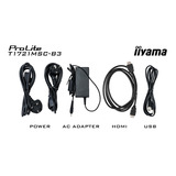iiyama ProLite T1721MSC-B3, Monitor LED negro (mate)