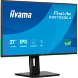 iiyama ProLite XB2792QSU-B1 pantalla para PC 68,6 cm (27") 2560 x 1440 Pixeles Quad HD Negro, Monitor LED negro (mate), 68,6 cm (27"), 2560 x 1440 Pixeles, Quad HD, 3 ms, Negro