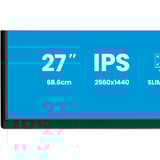 iiyama ProLite XB2792QSU-B1 pantalla para PC 68,6 cm (27") 2560 x 1440 Pixeles Quad HD Negro, Monitor LED negro (mate), 68,6 cm (27"), 2560 x 1440 Pixeles, Quad HD, 3 ms, Negro