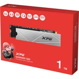 ADATA GAMMIX S60 1 TB M.2 PCI Express 4.0 NVMe 3D NAND, Unidad de estado sólido 1 TB, M.2, 5000 MB/s