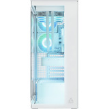 ARCTIC Xtender White (Clear Glass) Midi Tower Blanco, Cajas de torre blanco, Midi Tower, PC, Blanco, EATX, Metal, Vidrio templado, Juego