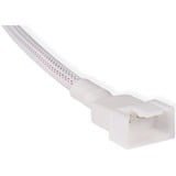 Alphacool Cable de extensión 4 pines a 4 pines, 15 cm, Cable alargador blanco