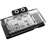 Alphacool Core RX 9070 XT Steel Legend, Refrigeración por agua transparente/Cromado