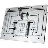 Alphacool Core RX 9070 XT Steel Legend, Refrigeración por agua transparente/Cromado