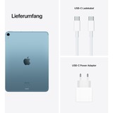 Apple iPad Air 5G LTE 64 GB 27,7 cm (10.9") Apple M 8 GB Wi-Fi 6 (802.11ax) iPadOS 15 Azul, Tablet PC azul, 27,7 cm (10.9"), 2360 x 1640 Pixeles, 64 GB, 8 GB, iPadOS 15, Azul