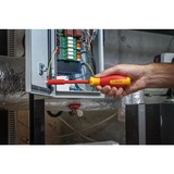 Bosch Juego de llaves de vaso VDE Professional, hexagonal 7-14mm, Llave de tubo rojo/Amarillo