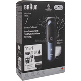 Braun AIO7540 Negro, Azul 14 Ión de litio, Cortador de pelo azul oscuro/Negro, Negro, Azul, 0,5 mm, 2,1 cm, Universal, Batería, 120 min
