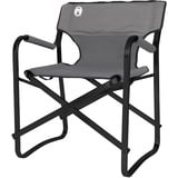 Coleman Silla de cubierta de acero gris/Negro
