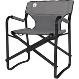 Coleman Steel Deck Chair, Silla gris/Negro