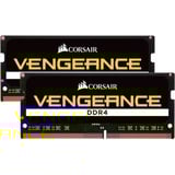 Corsair Vengeance CMSX32GX4M2A3000C18 módulo de memoria 32 GB 2 x 16 GB DDR4 3000 MHz, Memoria RAM negro, 32 GB, 2 x 16 GB, DDR4, 3000 MHz, 260-pin SO-DIMM