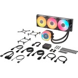 Corsair iCUE LINK TITAN 360 RX LCD RGB, Refrigeración por agua negro