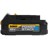 DEWALT Powerstack Akku DCBP034G, 18Volt 1,7Ah, Batería negro