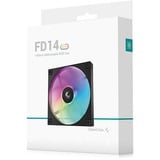DeepCool FD14 ARGB 140x140x25, Ventilador negro