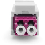 Digitus Acoplador LWL, dúplex, LC > conector LC, multimodo OM4, Embrague violeta