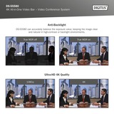 Digitus Barra de video todo en uno 4K Pro, Sistema de conferencias negro