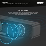 Digitus Barra de video todo en uno 4K Pro, Sistema de conferencias negro