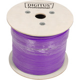 Digitus Cable de instalación Professional Cat.6 F/UTP simplex, Cca violeta
