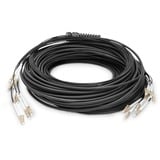Digitus Cable de ruptura universal de fibra óptica, dúplex, conector LC/UPC, multimodo OM4 negro