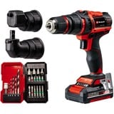 EINHELL TE-CD 18/45 3X-Li +22, Taladro/destornillador rojo/Negro