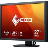 EIZO ColorEdge CS2740 pantalla para PC 68,6 cm (27") 3840 x 2160 Pixeles 4K Ultra HD LCD Negro, Monitor LED negro, 68,6 cm (27"), 3840 x 2160 Pixeles, 4K Ultra HD, LCD, 10 ms, Negro