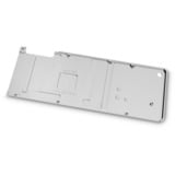 EKWB 3831109832677 accesorio o pieza de sistema de refrigeración para ordenador Carcasa trasera, Placa posterior plateado, Carcasa trasera, Níquel, Plata