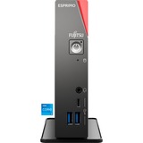 Fujitsu VFY:G912EPC51MIN, Mini-PC negro/Rojo