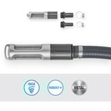 GARDENA Filtro de succión metálico con válvula antirretorno, 19mm (3/4") / 25mm (1"), Filtros gris/Plateado