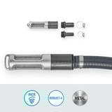 GARDENA Filtro de succión metálico con válvula antirretorno, 19mm (3/4") / 25mm (1"), Filtros gris/Plateado