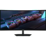 GIGABYTE GS34WQCA Monitor Gaming Curvo 34" WQHD – 3440 x 1440, 1500R, 120Hz, 1ms, 300 cd/m², FreeSync Premium, HDR Ready, HDMI 2.0, DisplayPort 1.4., Monitor de gaming negro, 1500R, 120Hz, 1ms, 300 cd/m², FreeSync Premium, HDR Ready, HDMI 2.0, DisplayPort 1.4., 86,4 cm (34"), 3440 x 1440 Pixeles, Wide Quad HD, LCD, 1 ms, Negro