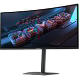 GIGABYTE GS34WQCA Monitor Gaming Curvo 34" WQHD – 3440 x 1440, 1500R, 120Hz, 1ms, 300 cd/m², FreeSync Premium, HDR Ready, HDMI 2.0, DisplayPort 1.4., Monitor de gaming negro, 1500R, 120Hz, 1ms, 300 cd/m², FreeSync Premium, HDR Ready, HDMI 2.0, DisplayPort 1.4., 86,4 cm (34"), 3440 x 1440 Pixeles, Wide Quad HD, LCD, 1 ms, Negro
