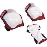 HUDORA Set de protectores biomecánicos Comfort rosa neón/blanco