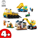 LEGO Camiones de Obra y Grúa con Bola de Demolición, Juegos de construcción Juego de construcción, 4 año(s), Plástico, 235 pieza(s), 1 kg