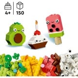 LEGO Classic Amigos Nutritivos Creativos, Juegos de construcción Juego de construcción, 4 año(s), Plástico, 150 pieza(s), 181 g
