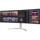 LG 49BQ95C, Monitor LED blanco/Plateado