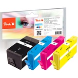 Peach PI300-767 cartucho de tinta 4 pieza(s) Compatible Alto rendimiento (XL) Negro, Cian, Magenta, Amarillo Alto rendimiento (XL), 28 ml, 12 ml, 1120 páginas, 4 pieza(s), Formato combo