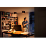 Philips Hue White Ambiance Pilar doble foco, Luz de LED negro