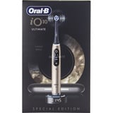 Procter & Gamble Oral-B iO Series 10, Cepillo de dientes eléctrico dorado/Negro, Adulto, Cepillo de dientes oscilante, Sensible, Blanqueador, Cuidado de las encías, Limpieza profunda, Tongue care, Cuidados diarios,..., Negro, 2 min, Negro