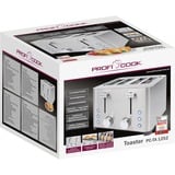 ProfiCook Toaster PC-TA 1252, Tostadora acero fino