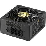 Sharkoon SilentStorm SFX Gold unidad de fuente de alimentación 500 W 20+4 pin ATX Negro, Fuente de alimentación de PC negro, 500 W, 100 - 240 V, 50 - 60 Hz, 7 A, +12V,+3.3V,+5V,+5Vsb,-12V, 105 W