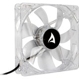Sharkoon Ventilador de carcasa LED azul BULK transparente