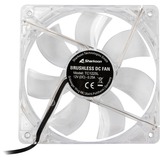Sharkoon Ventilador de carcasa LED azul BULK transparente