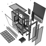 Silentware AIR2000BLACK, Cajas de torre negro