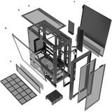 Silentware Air 2000 ARGB, Cajas de torre negro