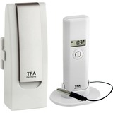 TFA WeatherHub sensor ambiental para hogares inteligentes Inalámbrico, Estación meteorológica blanco, Humedad, Temperatura, Inalámbrico, Wi-Fi, 868 MHz, -50 - 110 °C, LCD