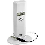 TFA WeatherHub sensor ambiental para hogares inteligentes Inalámbrico, Estación meteorológica blanco, Humedad, Temperatura, Inalámbrico, Wi-Fi, 868 MHz, -50 - 110 °C, LCD