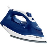 Tefal FV2838 Plancha vapor-seco Suela de Cerilium 2400 W Azul, Blanco, Plancha a vapor azul/blanco, Plancha vapor-seco, Suela de Cerilium, 1,9 m, 180 g/min, Azul, Blanco, 40 g/min