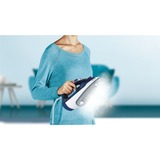 Tefal FV2838 Plancha vapor-seco Suela de Cerilium 2400 W Azul, Blanco, Plancha a vapor azul/blanco, Plancha vapor-seco, Suela de Cerilium, 1,9 m, 180 g/min, Azul, Blanco, 40 g/min