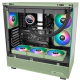 Thermaltake CT140 EX Reverse ARGB Sync PC Cooling Fan, Ventilador verde claro