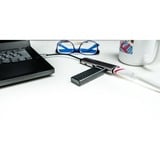 Verbatim 49140 base para portátil y replicador de puertos USB 3.2 Gen 1 (3.1 Gen 1) Type-C, Hub USB plateado/Negro, USB 3.2 Gen 1 (3.1 Gen 1) Type-C, USB 3.2 Gen 1 (3.1 Gen 1) Type-C, Metal, USB, 3 A, 5 - 40 °C