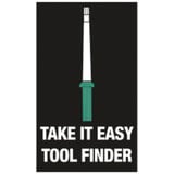 Wera Kraftform Kompakt VDE 16 Torque extra slim 1 Tool Finder, 16 piezas, Destornillador rojo/Amarillo